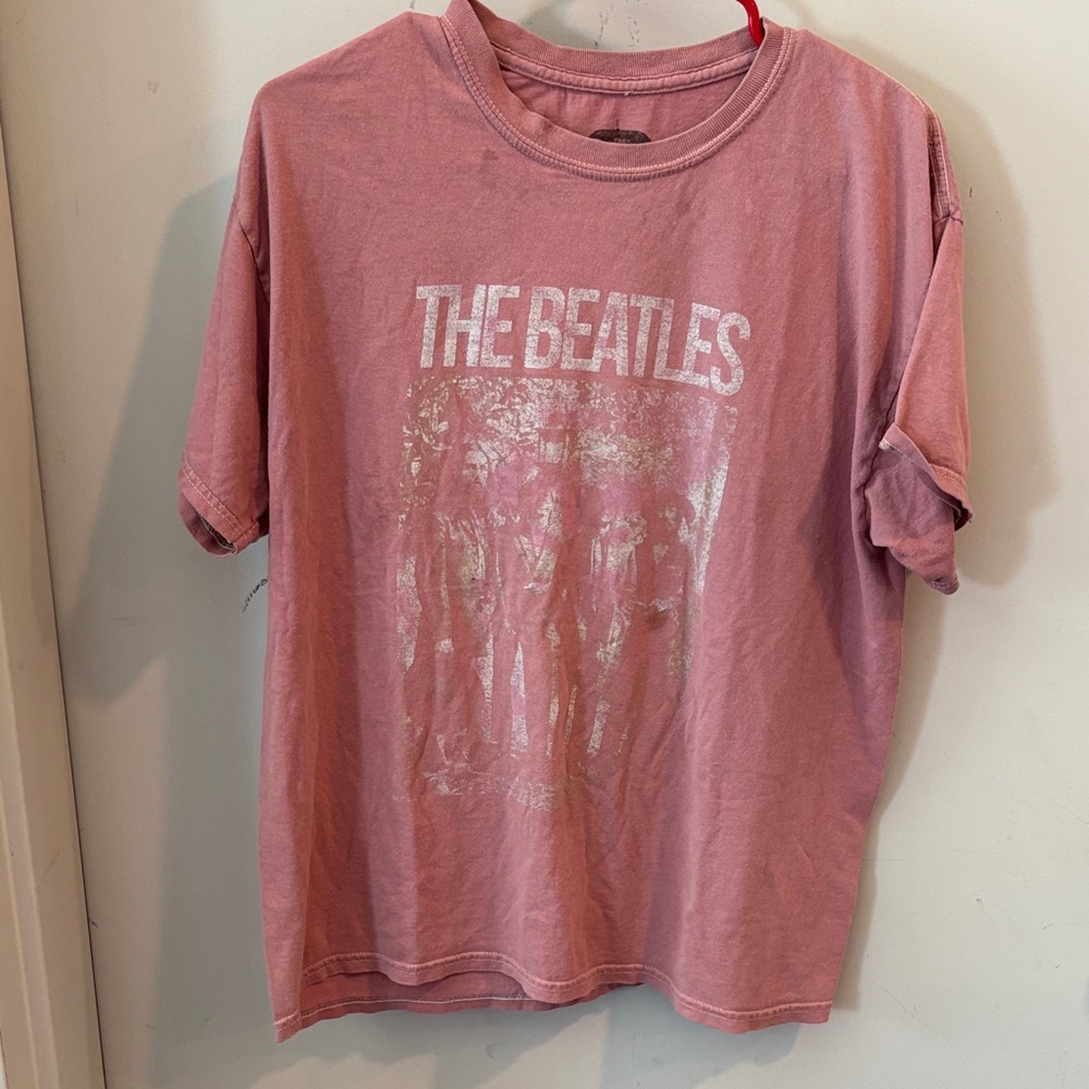 The Beatles Men’s Dusty Pink Tee
